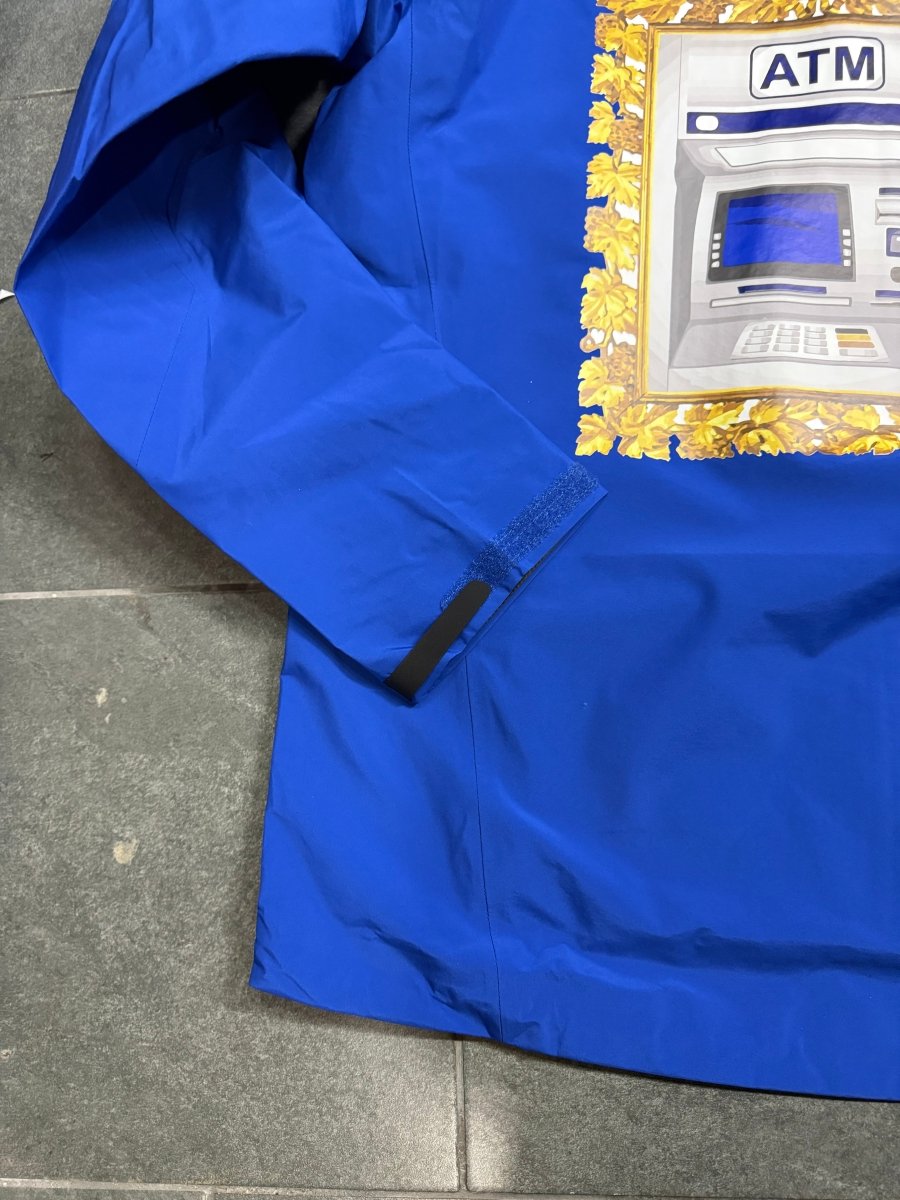 VESTE COUPE-VENT ATM “CASH OUT” BLUE - MZE COUTURE