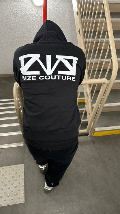 TRACKSUIT BOX LOGO 1 of 1 BLACK - MZE COUTURE 