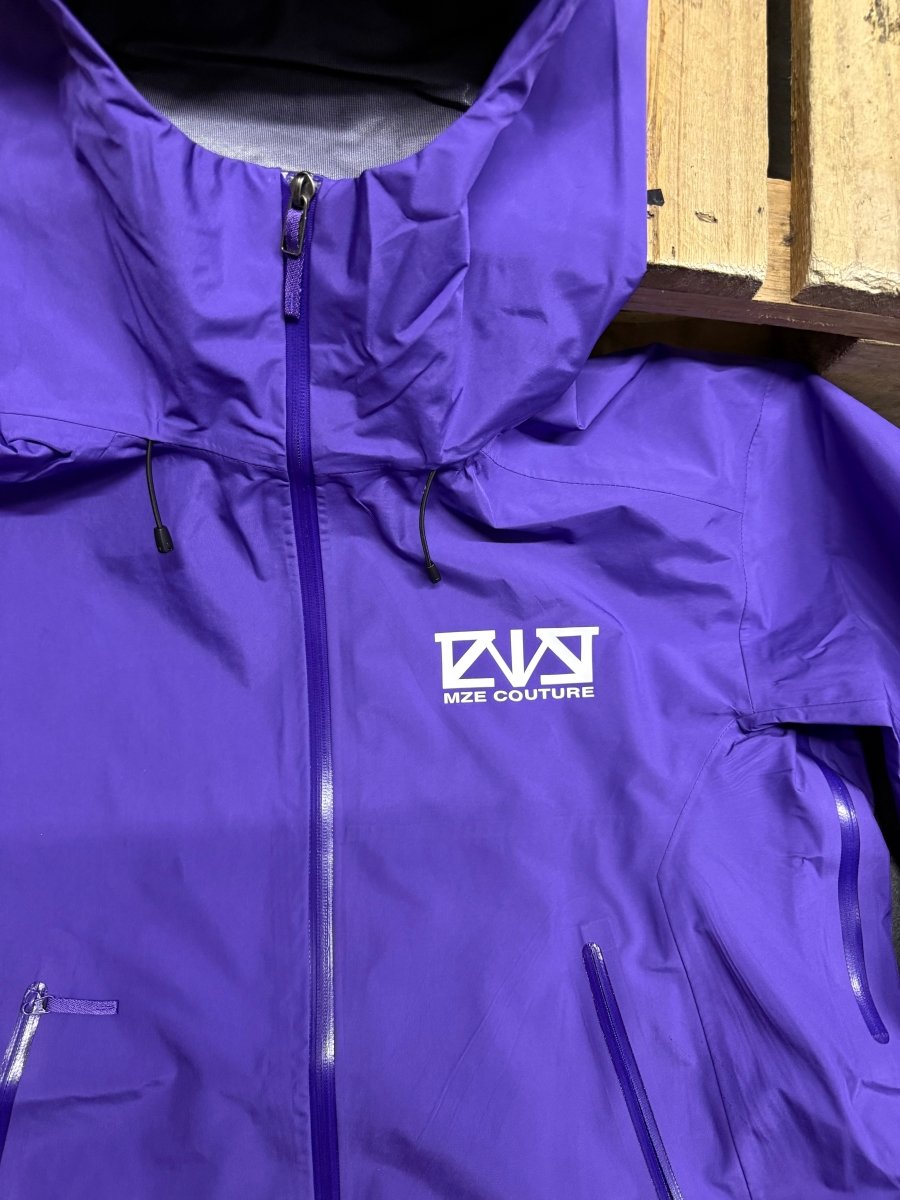 VESTE COUPE-VENT ATM “CASH OUT” PURPLE - MZE COUTURE 