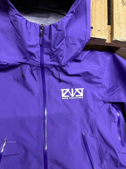 VESTE COUPE-VENT ATM “CASH OUT” PURPLE - MZE COUTURE 