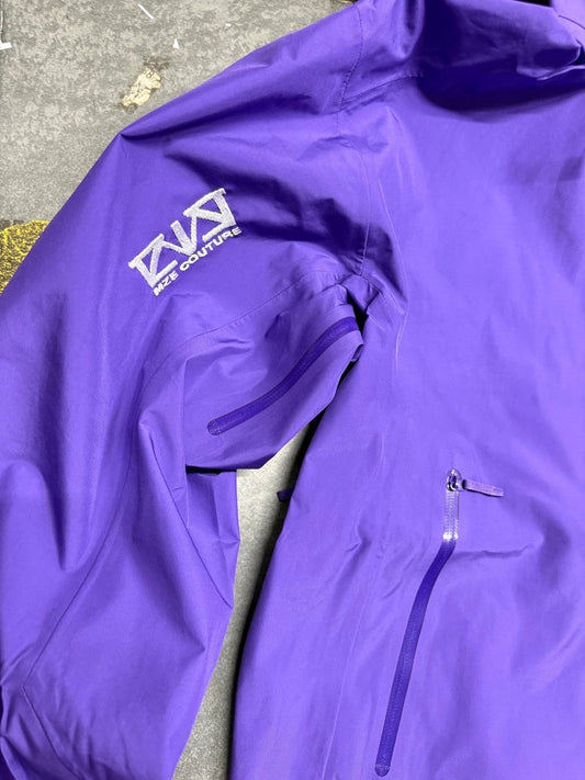 VESTE COUPE-VENT ATM “CASH OUT” PURPLE - MZE COUTURE 
