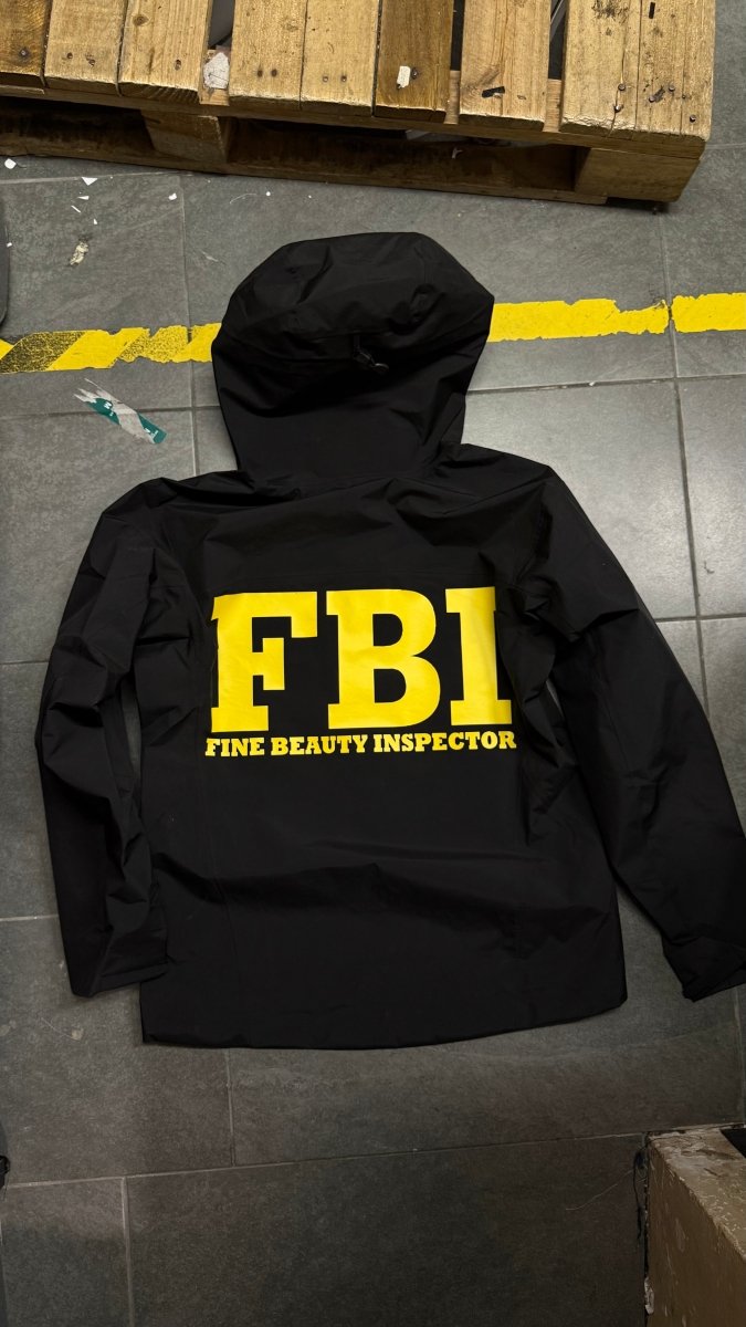 VESTE COUPE-VENT FBI BLACK INTENSE - MZE COUTURE 