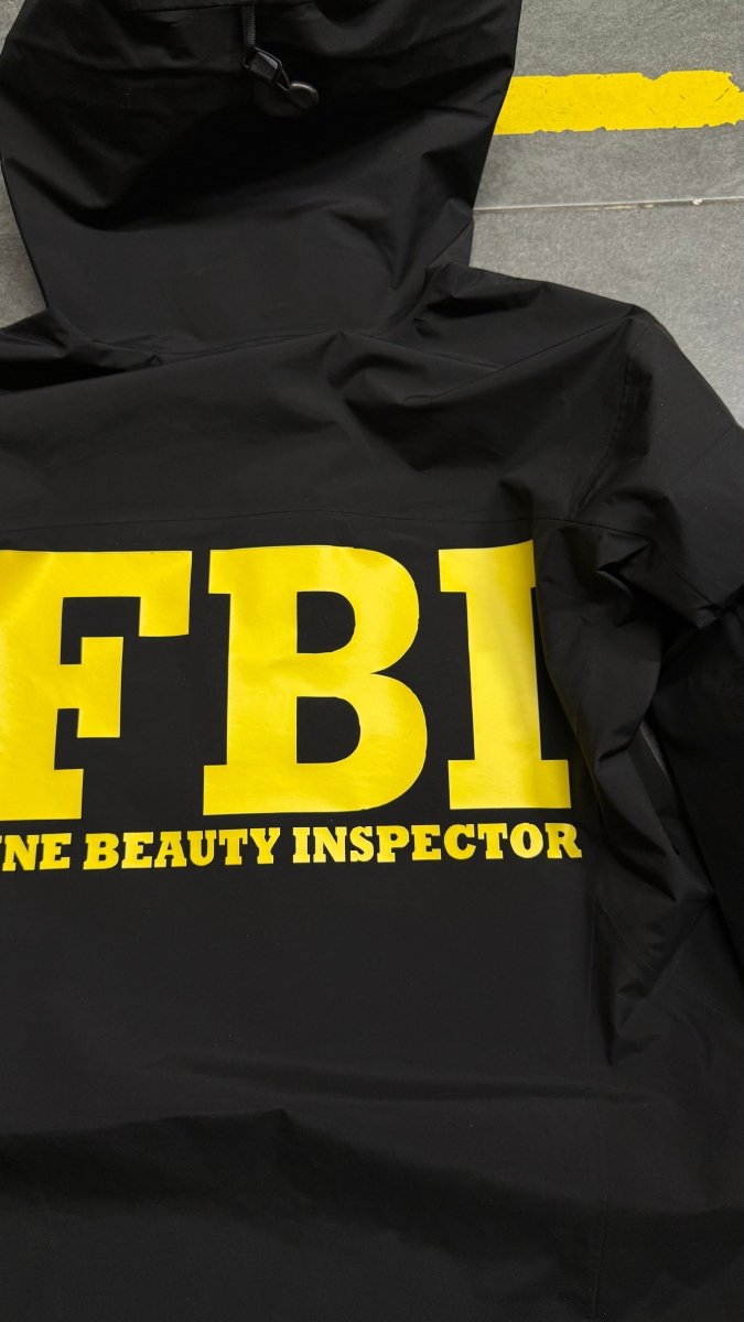 VESTE COUPE-VENT FBI BLACK INTENSE - MZE COUTURE 